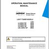 Ingersoll Rand Light Tower LSC Operation and Maintenance Manual 2015