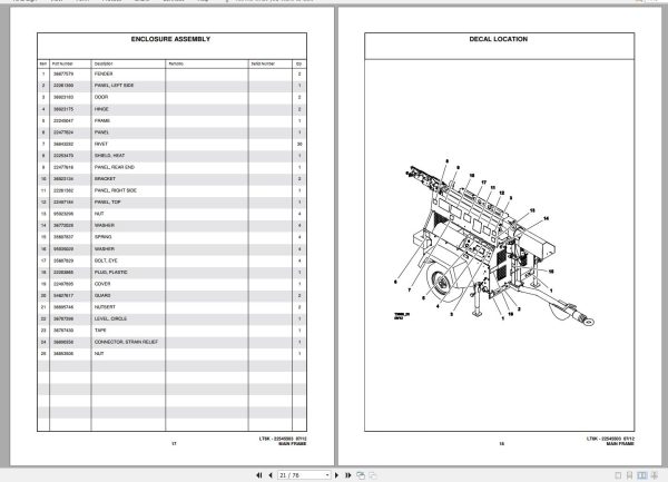 Ingersoll Rand Light Tower LT6K Parts Manual Operation and Maintenance Manual 2013 EN FR NL 2