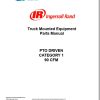 Ingersoll Rand Onboard Power PTO DRIVEN Parts Manual 2013