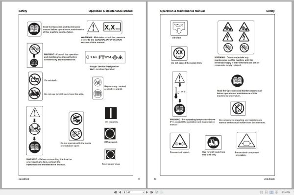 Ingersoll Rand Onboard Power VHP30RMH Operation Maintenance Manual 2012 2