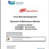 Ingersoll Rand Onboard Power VHP40RMD Operation Maintenance Manual 2012