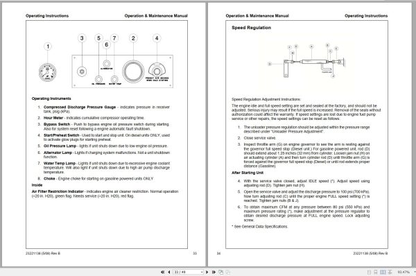 Ingersoll Rand Onboard Power VHP40RMG Operation Maintenance Manual 2012 1