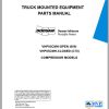 Ingersoll Rand Onboard Power VHP85CMH Parts Manual 22270649 2013