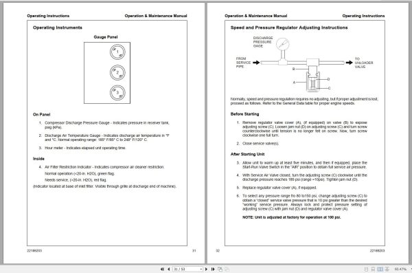 Ingersoll Rand Onboard Power VHP90CMH Operation Maintenance Manual 2012 1