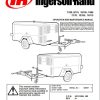 Ingersoll Rand Portable Compressor 10 105 Operation and Maintenance Manual 2012 1
