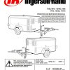 Ingersoll Rand Portable Compressor 10 125 Operation and Maintenance Manual 2012