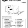 Ingersoll Rand Portable Compressor 12 150 Parts Manual 2014