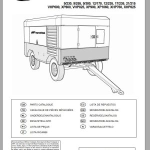 Ingersoll Rand Portable Compressor 12 170 Parts Manual 2012