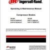 Ingersoll Rand Portable Compressor 25 300 Operating Maintenance Manual 2012