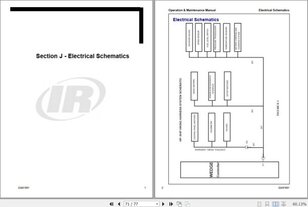 Ingersoll Rand Portable Compressor 25 330 Operating Maintenance Manual 2012 2