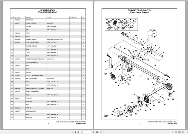 Ingersoll Rand Portable Compressor 7 125 Parts Manual 2016 1