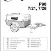 Ingersoll Rand Portable Compressor 7 21 Parts Manual 2012