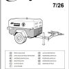 Ingersoll Rand Portable Compressor 7 26 Parts Manual 2012