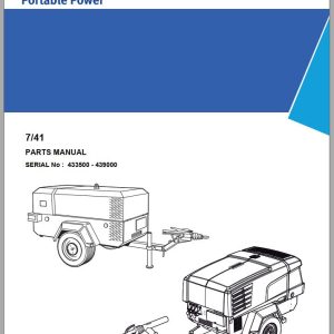 Ingersoll Rand Portable Compressor 7 31 7 41 Parts Manual 2018