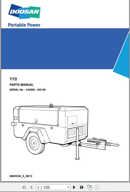 Ingersoll Rand Portable Compressor 7 72 Operation and Maintenance Manual 2013 1