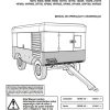 Ingersoll Rand Portable Compressor 9 255 Operation and Maintenance Manual 2012 1