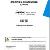 Ingersoll Rand Portable Compressor C185 Operation Maintenance Manual 2012