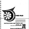 Ingersoll Rand Portable Compressor DR150 Gyro Flo Instructions and Parts List 2012