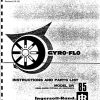Ingersoll Rand Portable Compressor DR85 Gyro Flo Instructions and Parts List 2012
