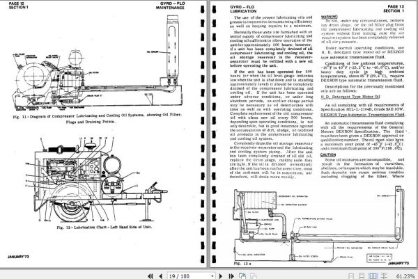 Ingersoll Rand Portable Compressor DR85 Gyro Flo Instructions and Parts List 2012 1