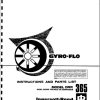 Ingersoll Rand Portable Compressor DRR365 Gyro Flo Instructions and Parts List 2012