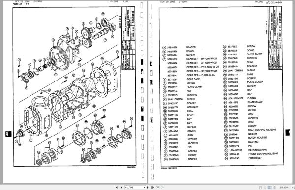 Ingersoll Rand Portable Compressor HP1000 Parts Manual Operation and Maintenance Manual 2005 1
