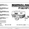 Ingersoll Rand Portable Compressor HP140 Operation and Maintenance Manual 2012