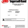 Ingersoll Rand Portable Compressor HP300 Operation Maintenance Parts Manual 2012 1