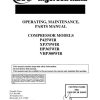 Ingersoll Rand Portable Compressor HP365 Operating Maintenance Parts Manual 2012 1