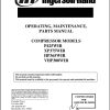 Ingersoll Rand Portable Compressor HP365 Parts Manual Operation and Maintenance Manual 2012