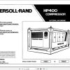 Ingersoll Rand Portable Compressor HP400 Operation and Maintenance Manual 2012 1