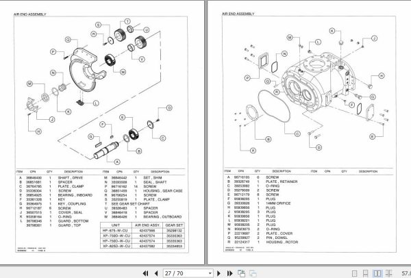 Ingersoll Rand Portable Compressor HP675 Operating and Maintenance Manual 2012 2