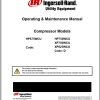 Ingersoll Rand Portable Compressor HP675 Parts Manual Operation and Maintenance Manual 2012