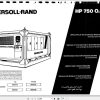 Ingersoll Rand Portable Compressor HP750 Operating and Maintenance Manual 2012 1