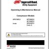 Ingersoll Rand Portable Compressor HP750 Parts Manual Operation and Maintenance Manual 2013