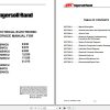 Ingersoll Rand Portable Compressor HP915 Operation and Maintenance Manual 2012