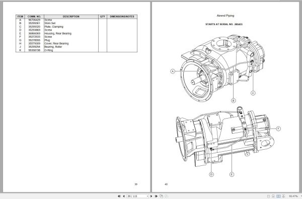 Ingersoll Rand Portable Compressor HP935 Parts Manual 2013 2
