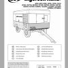 Ingersoll Rand Portable Compressor MHP825 Parts Manual Operation and Maintenance Manual 2012