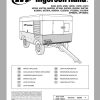 Ingersoll Rand Portable Compressor MHP825 Parts Manual Operation and Maintenance Manual 2012 1