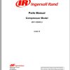 Ingersoll Rand Portable Compressor NHP1500 Parts Manual Operation and Maintenance Manual 2013