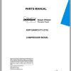 Ingersoll Rand Portable Compressor NHP1500 Parts Manual Operation and Maintenance Manual 2013 1