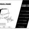 Ingersoll Rand Portable Compressor P100 Parts Manual Operation and Maintenance Manual 2012