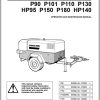 Ingersoll Rand Portable Compressor P101 Parts Manual Operation and Maintenance Manual 2012