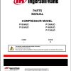 Ingersoll Rand Portable Compressor P105 Parts Manual Operation and Maintenance Manual 2012