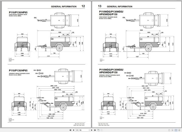 Ingersoll Rand Portable Compressor P110 Parts Manual Operation and Maintenance Manual 2012 1