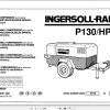 Ingersoll Rand Portable Compressor P130 Operation and Maintenance Manual 2012 1