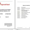 Ingersoll Rand Portable Compressor P1300 Electrical Electronic Service Manual 2012 1