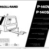 Ingersoll Rand Portable Compressor P140 Parts Manual Operation and Maintenance Manual 2012