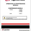 Ingersoll Rand Portable Compressor P160 Operation and Maintenance Manual 2012