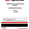Ingersoll Rand Portable Compressor P185 Operation and Maintenance Manual 2012